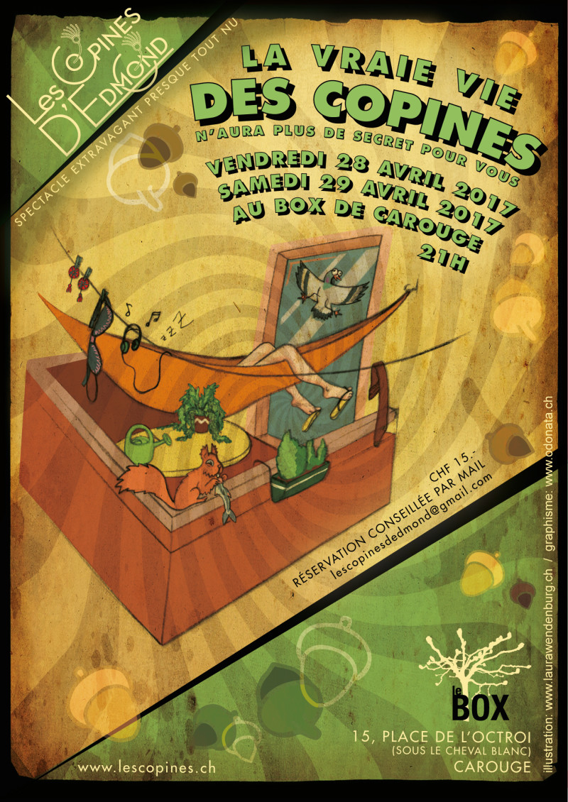 La Vrai Vie des Copines - Flyer